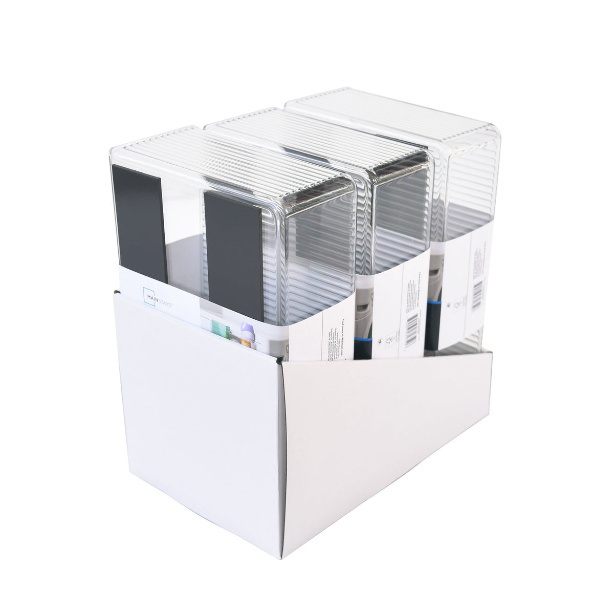 Magnetic Laundry Organizer Bin for Washers and Dryers, Clear