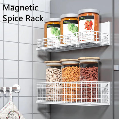 Magnetic Shelf Fridge Basket Bin for Whiteboard Washer Dryer Locker Cabinet